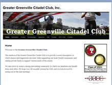 Tablet Screenshot of greenvillecitadelclub.com